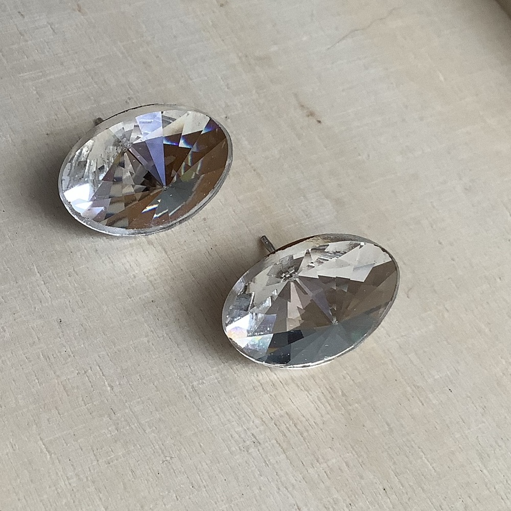 New vintage Austrian Crystal earrings - Picture 4 of 12